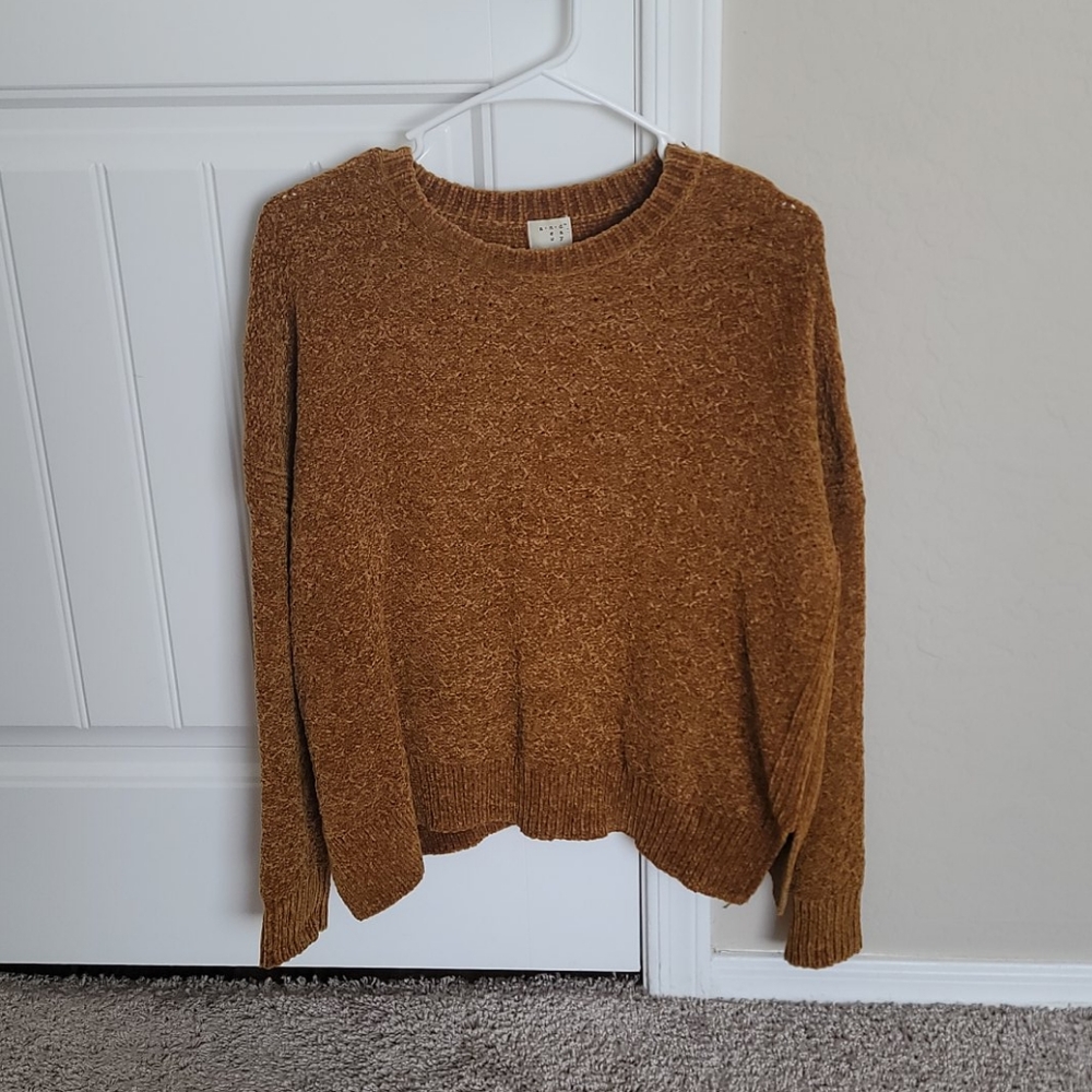 Light Brown Chenille Sweater